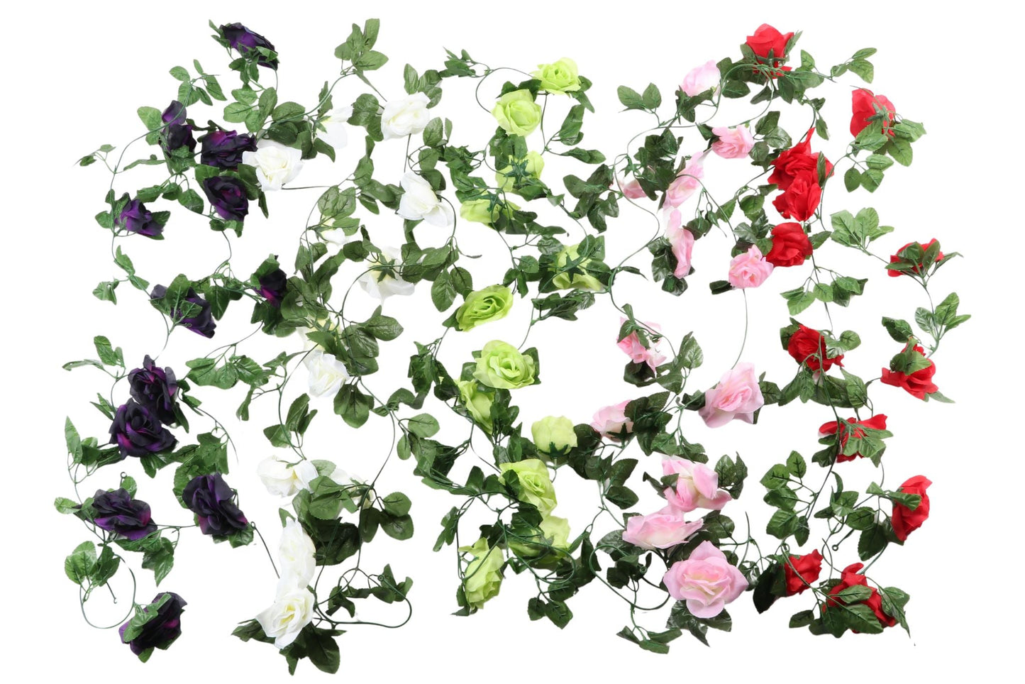 2.4m 12 Flower Vine 5 Asstd