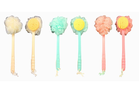 Double-sided Bath Brush 39cm 3 Asstd