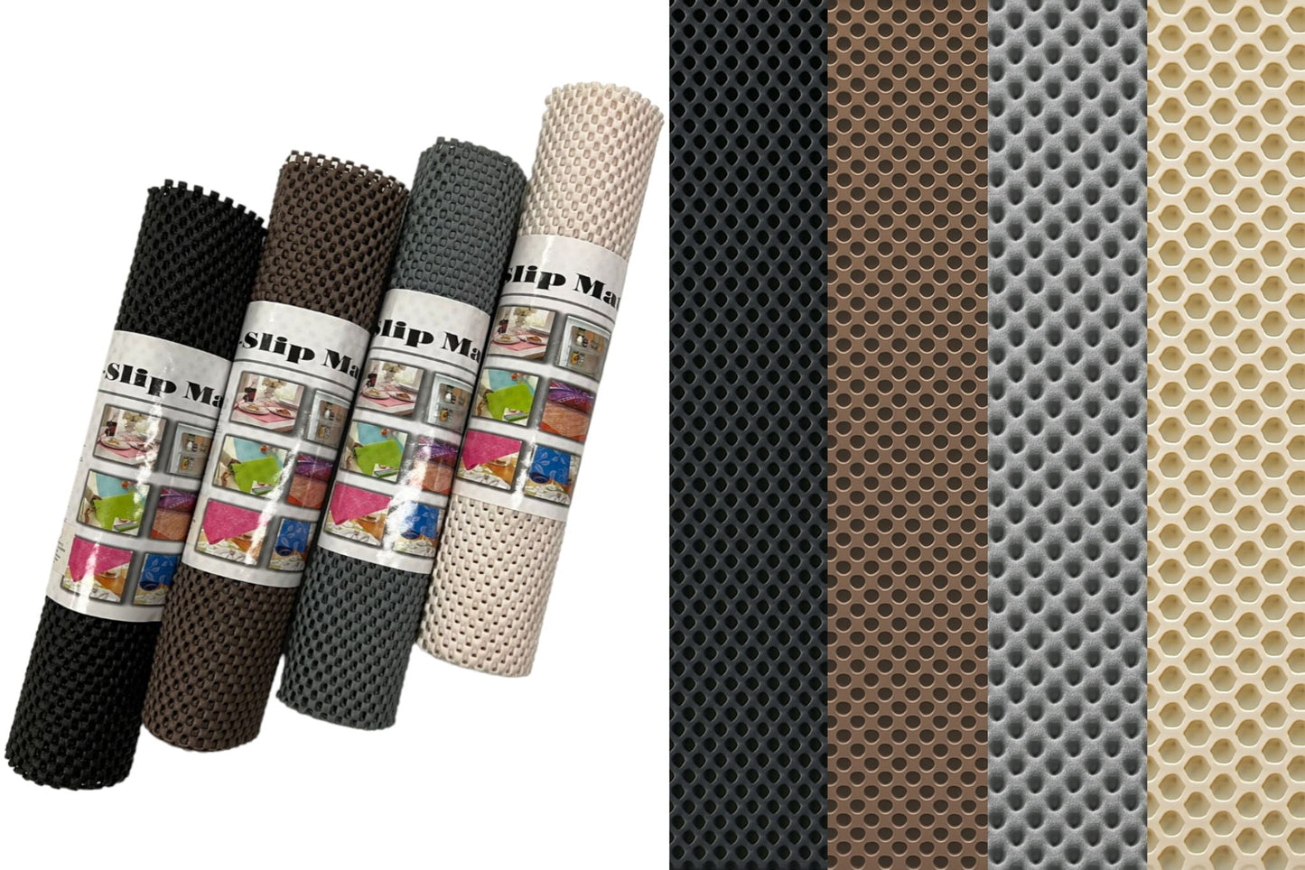 PVC Non-Slip Mat 30x150cm 4 Asstd