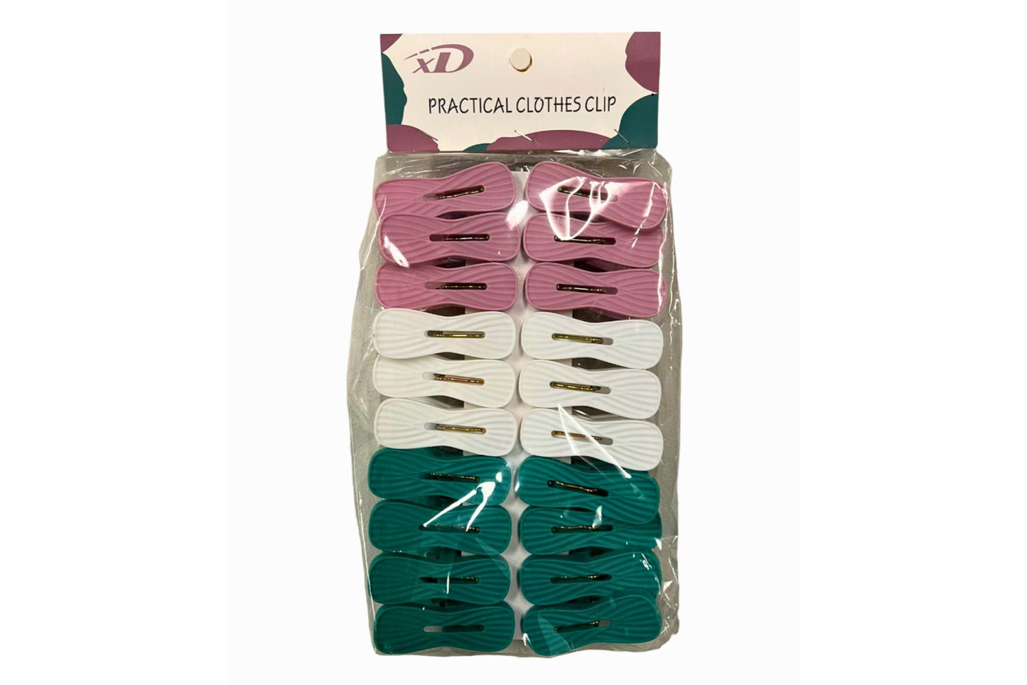 Plastic Clothes Clips 20pcs 6cm