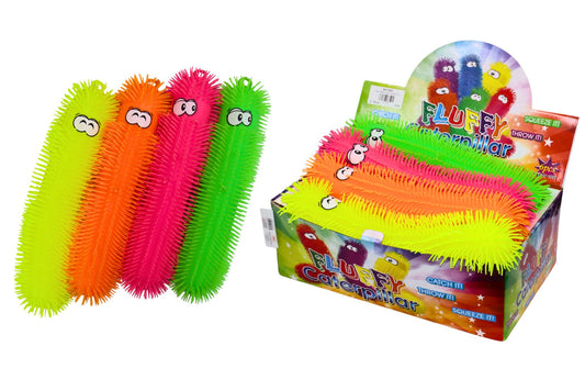 Caterpillar Stretch Squeeze Toy w/Lights 48x12cm PDQ