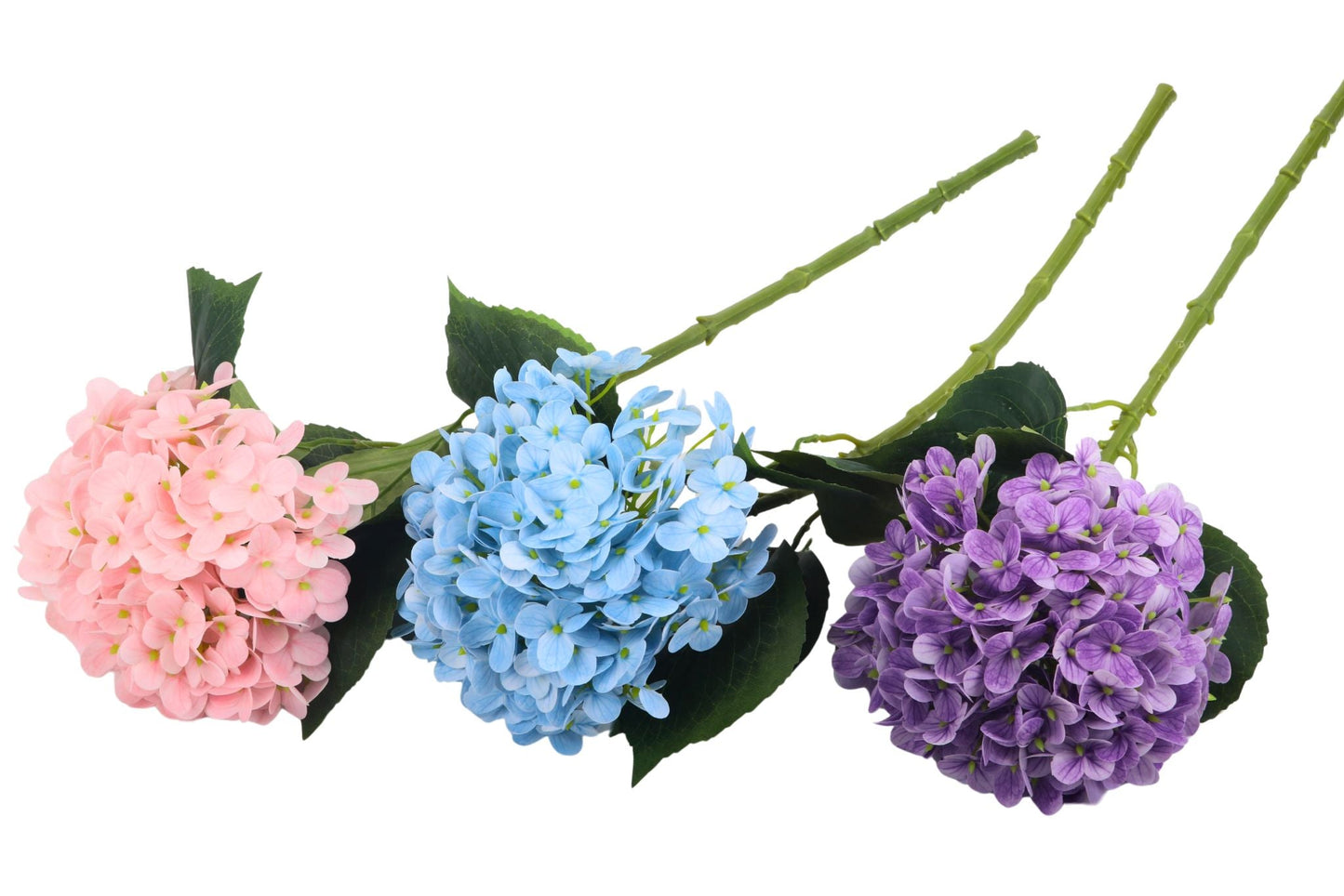 Single Stem 132pcs Soft Hydrangea 63cm
