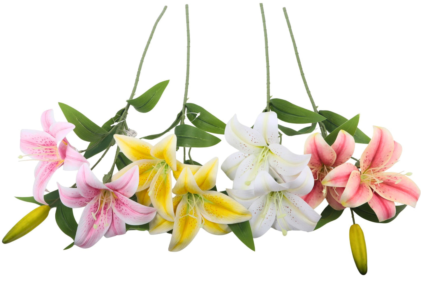 Single Stem 2 Branches Lily 58cm