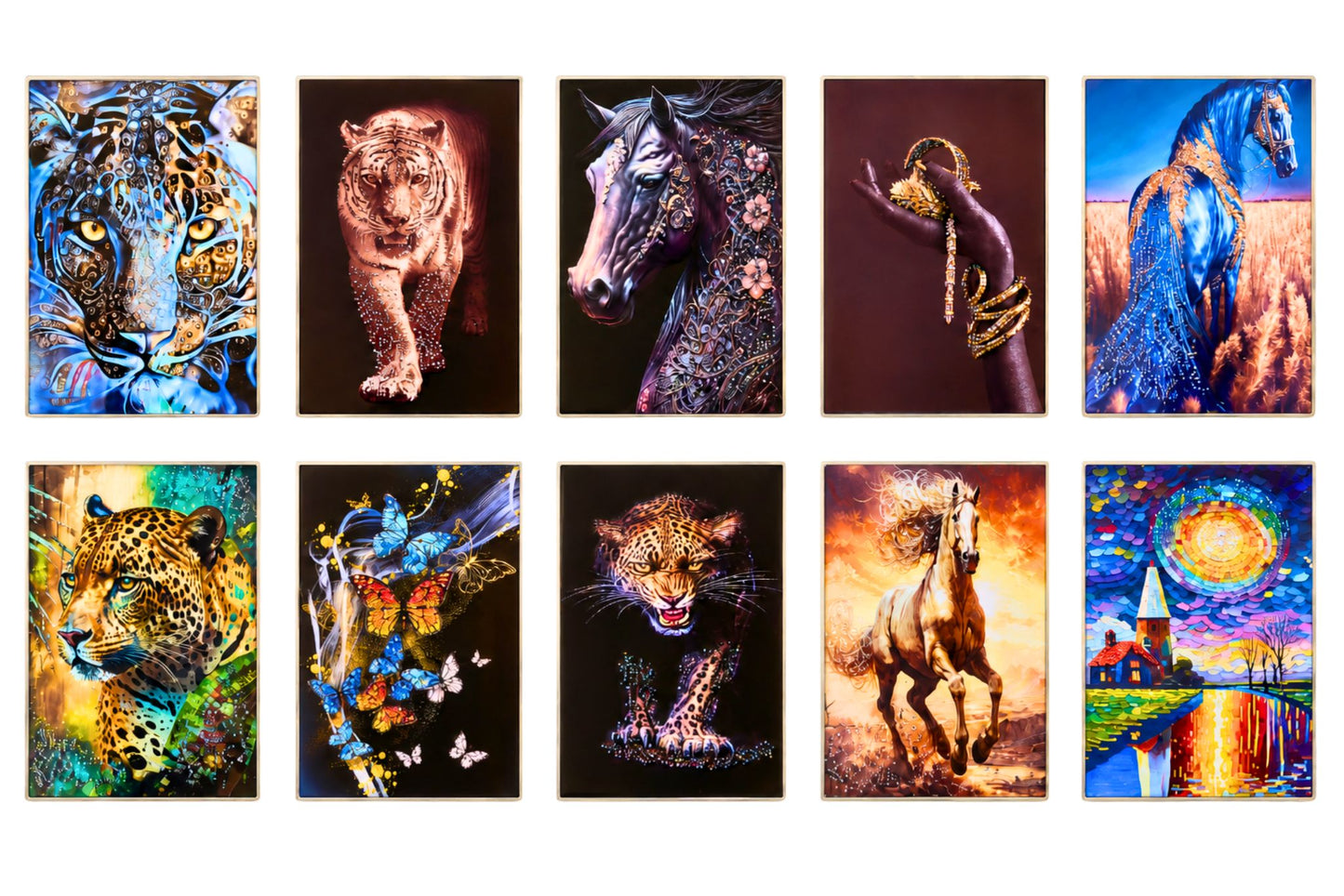 Diamond Wall Art 50x70cm 10 Asstd