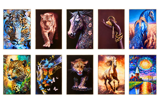 Diamond Wall Art 50x70cm 10 Asstd