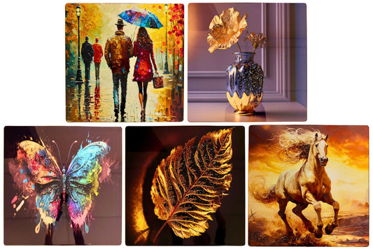 Diamond Wall Art 60x60cm 5 Asstd