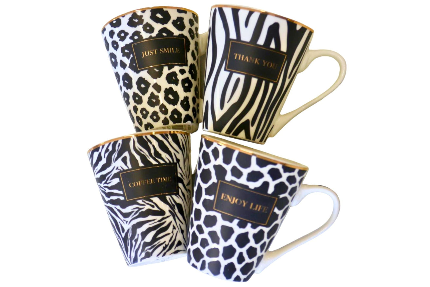 Ceramic Mug 10.2x8.5cm 4 Asstd