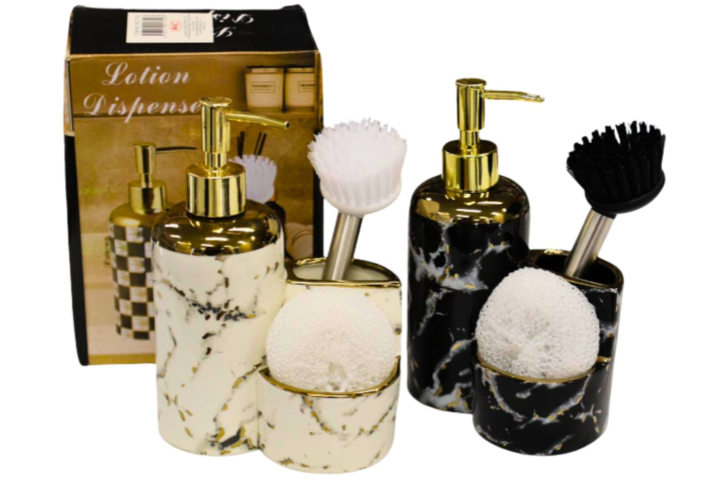 Ceramic Soap Dispenser Set 2 Asstd