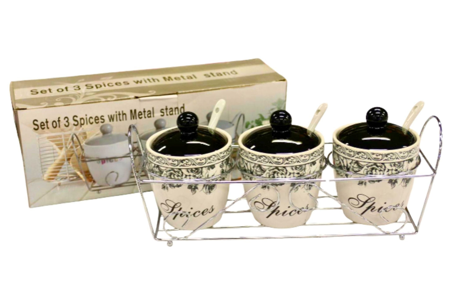 Ceramic Spice Jar Set