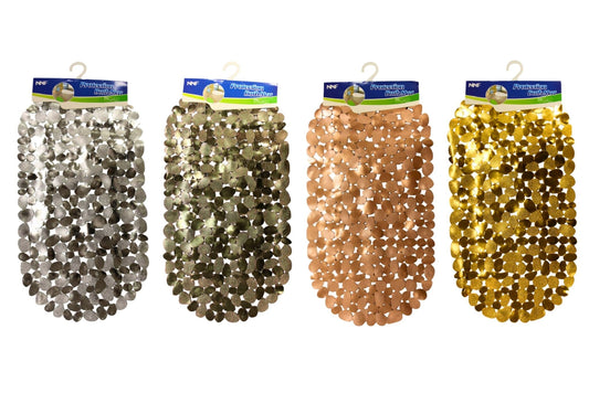 Bath Mat PVC Non Slip w/Suction Cups 66x34cm 4 Asstd