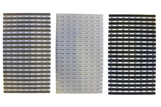 Non-Slip Bath Mat w/Suction Cups 68x38cm 3 Asstd