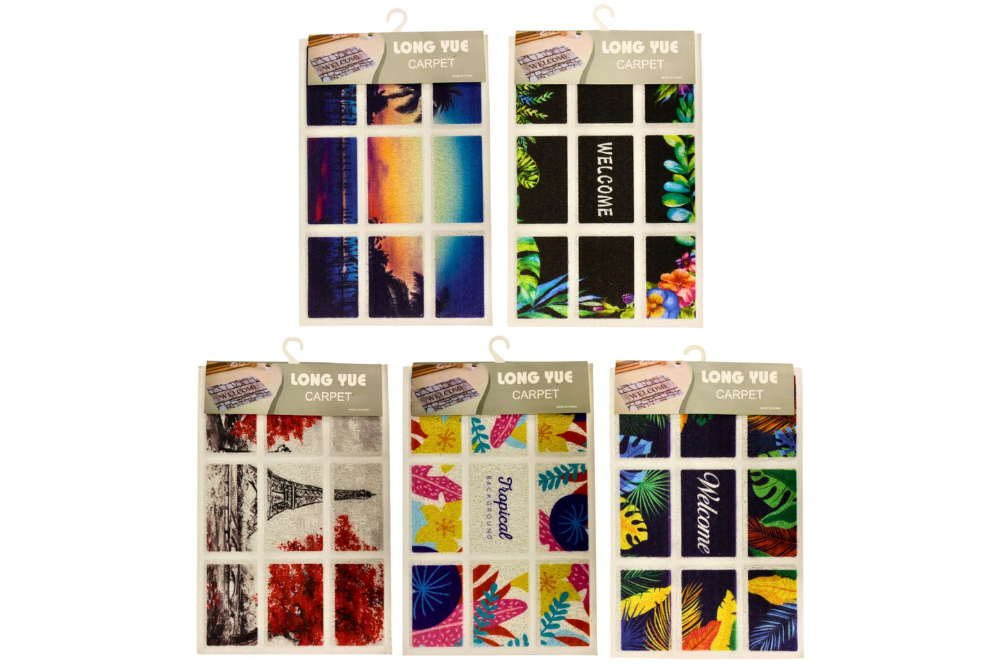 Floor Mat 39x59cm 5 Asstd