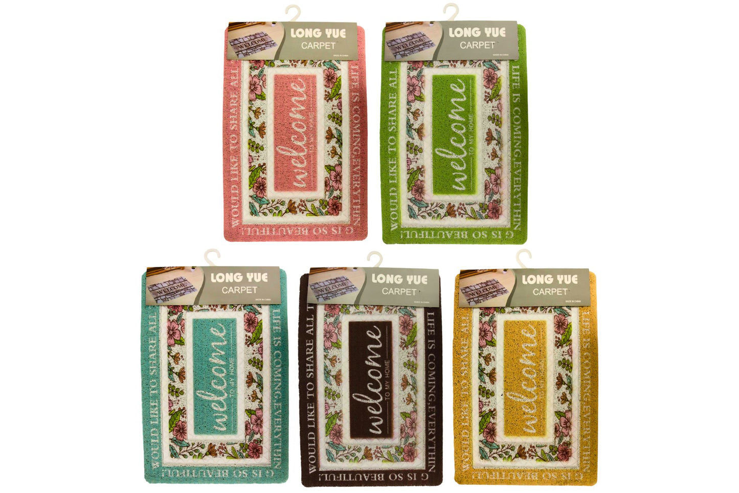 Floor Mat 39x59cm 5 Asstd