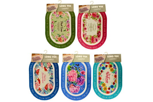 Floor Mat 39x59cm 5 Asstd