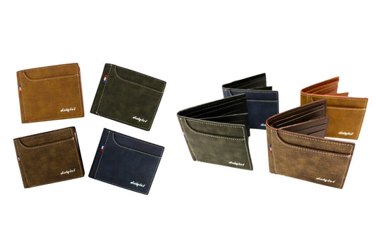 Wallet Mens 12x9.5cm 2 Asstd