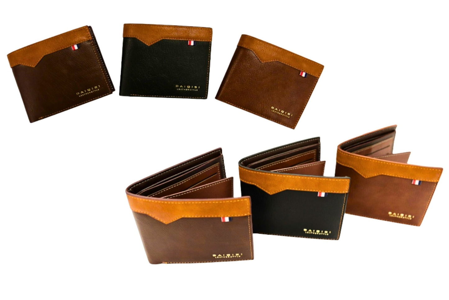 Wallet Mens 12x9.5cm 2 Asstd