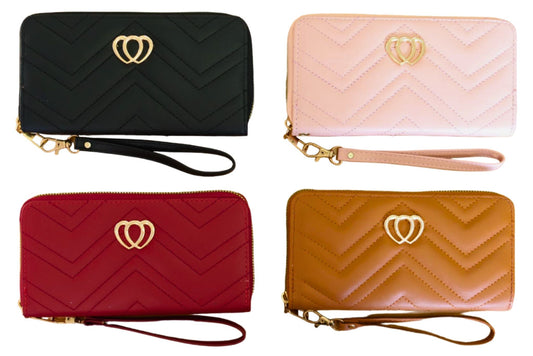 Wallet Long Womens 19x9.5cm 4 Asstd