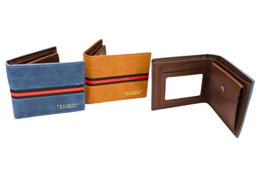 Wallet Mens 12x9.5cm 2 Asstd