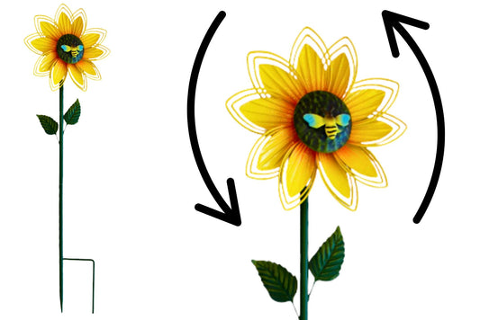 Sunflower Spinning Stake 69x19cm