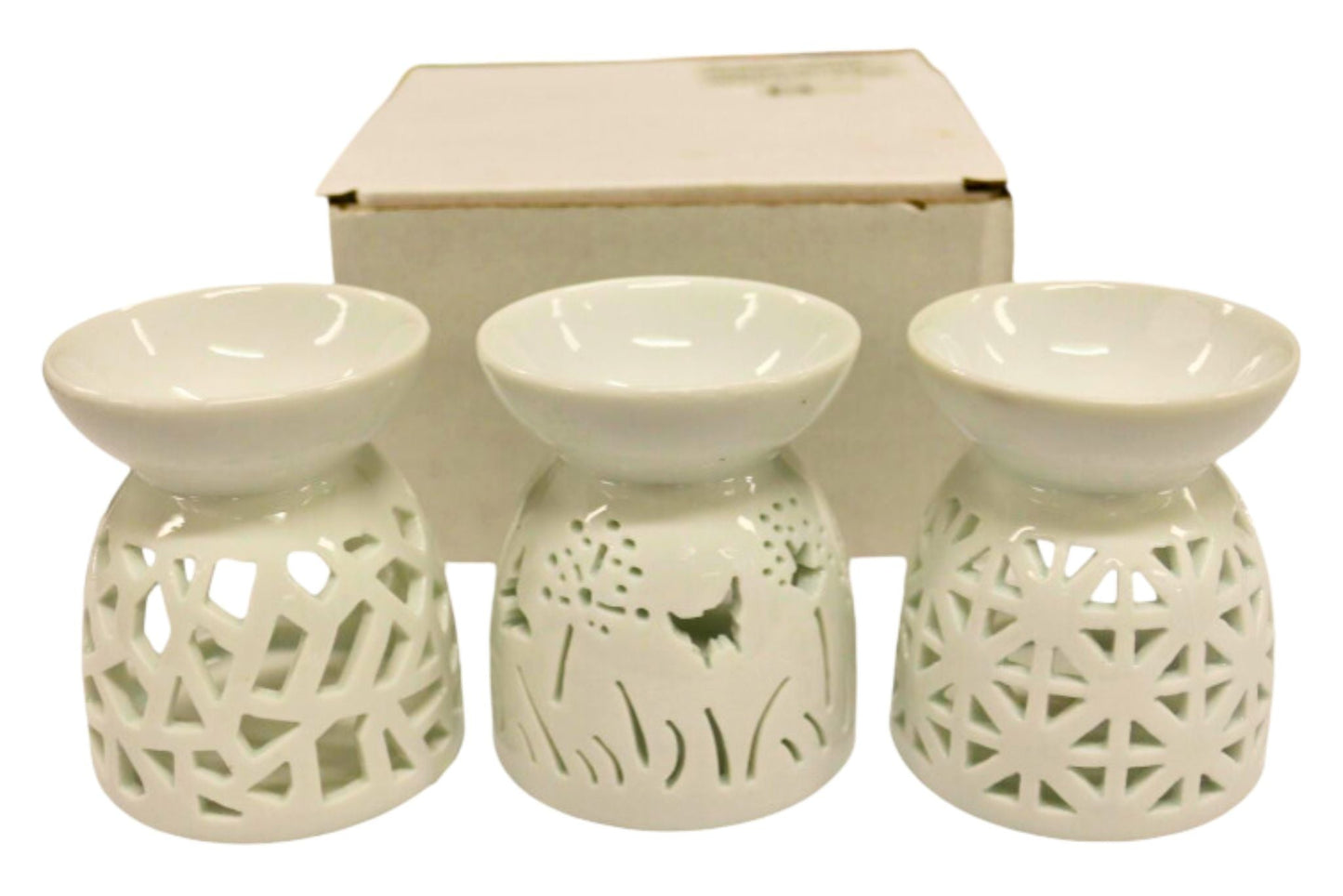 Ceramic Aroma Oil Burner 3 Asstd