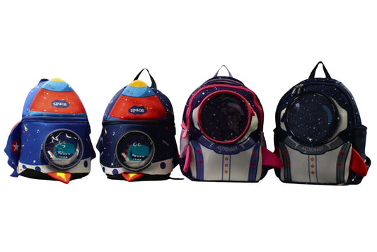 Schoolbag 30x20x15cm 2 Asstd