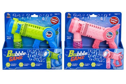 Electric Bubble Gun 13 Holes 115ml Bubble Batteries Included