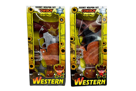 Western Cowboy Gun Set 2 Asstd