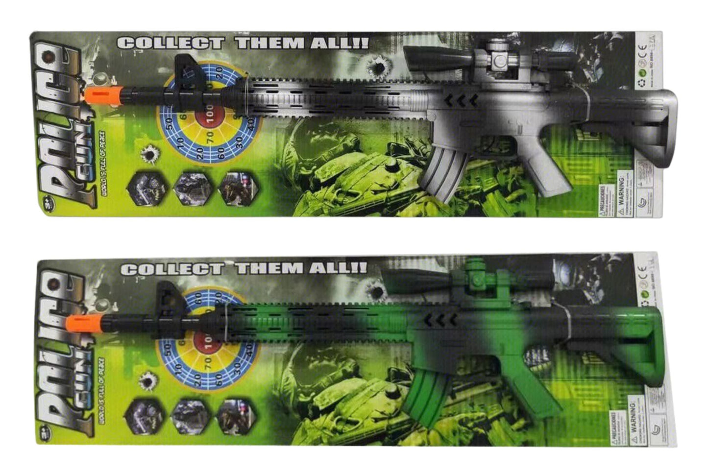 Toy Gun w/Sound 50cm 2 Asstd