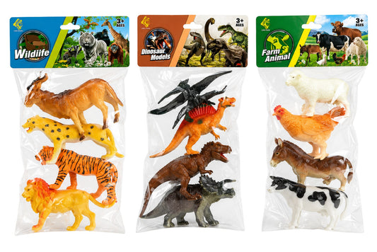 Animal Play Set 15cm 3 Asstd