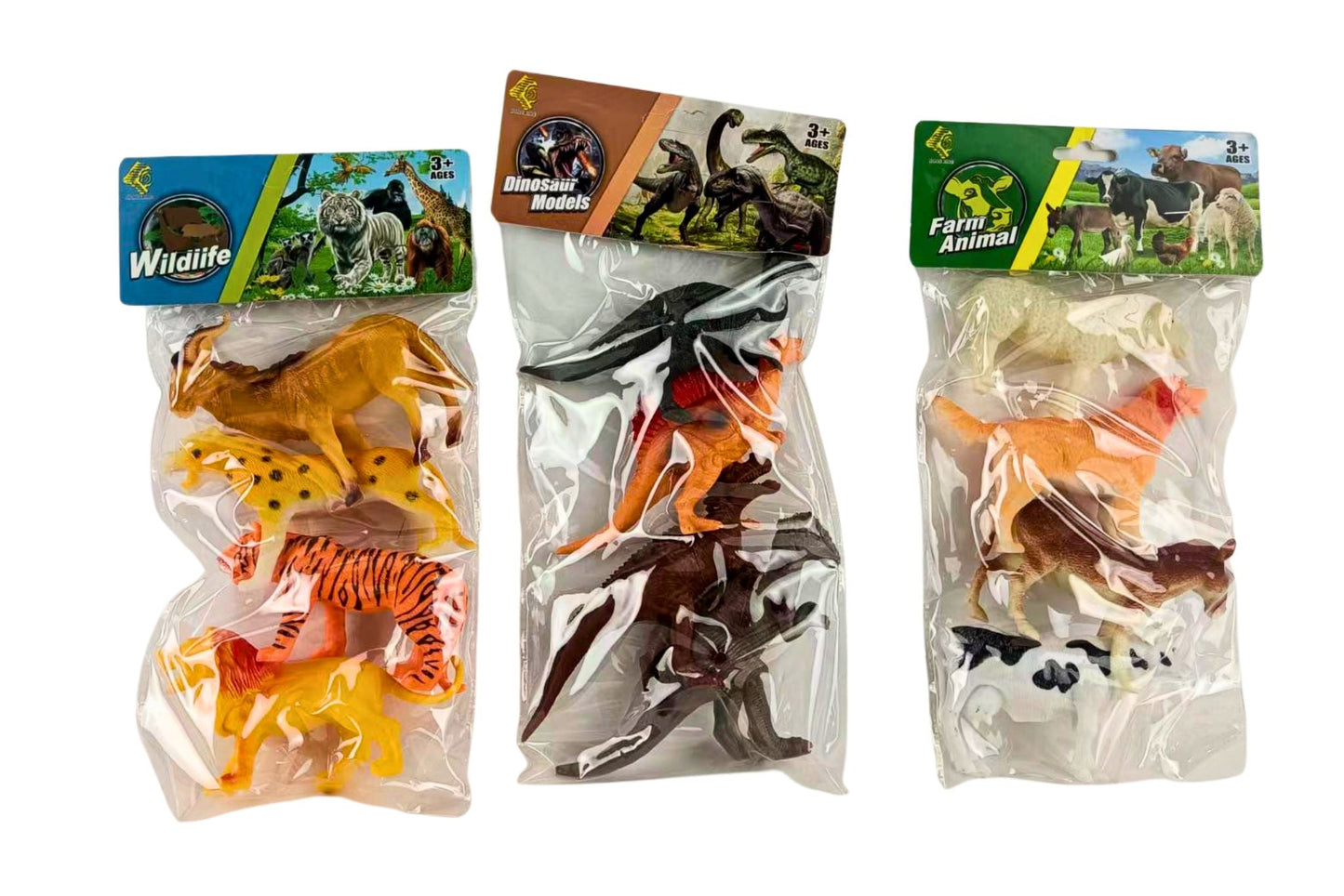 Animal Play Set 15cm 3 Asstd