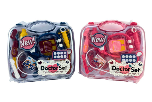 Doctor Play Set in Carrying Case 28x25cm 2 Asstd