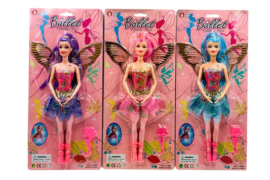 Toy Doll Set Dancing w/Wings 29cm