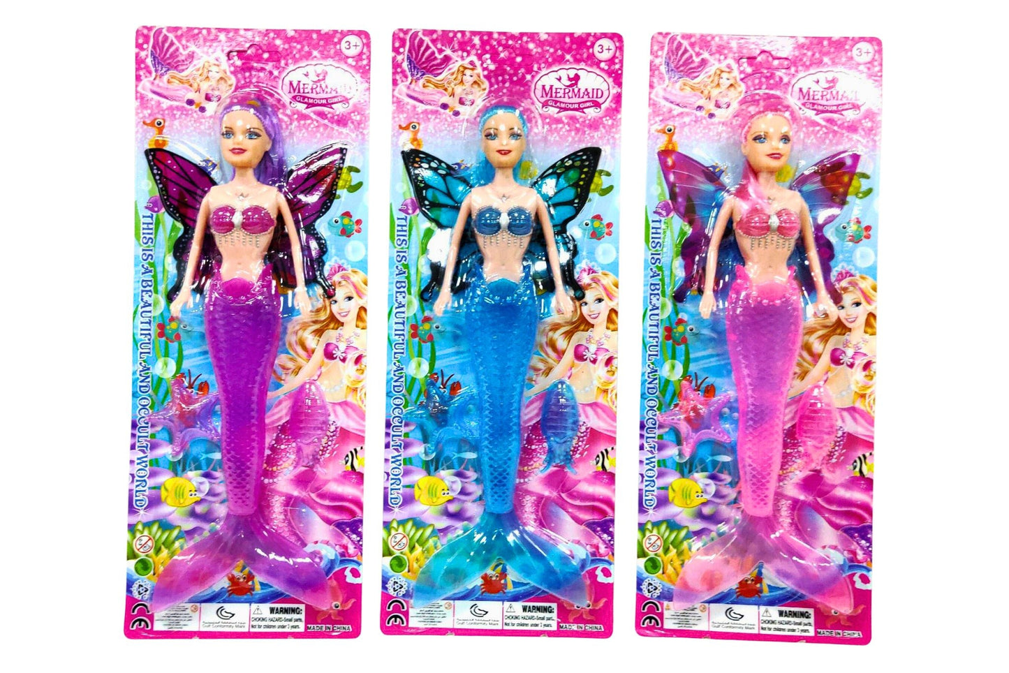 Toy Doll Mermaid w/Wings 31 cm