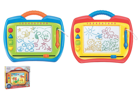 Magnetic Colour Writing Board 37x31cm 2 Asstd