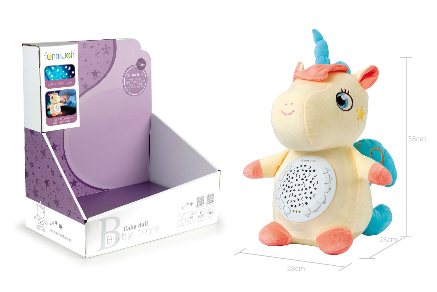3-In-1 Cuddle Unicorn Projector