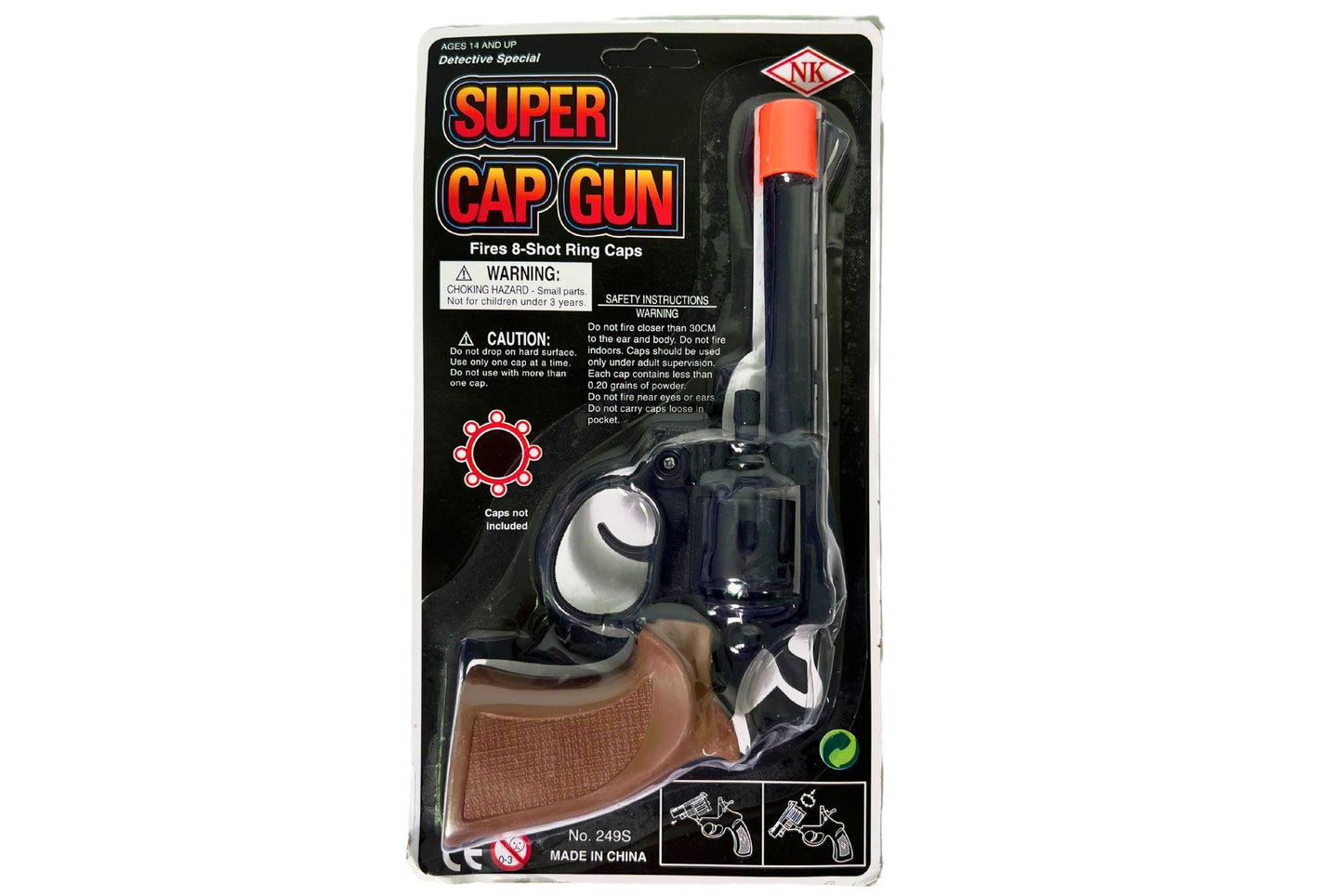 Cap Gun Revolver 19cm
