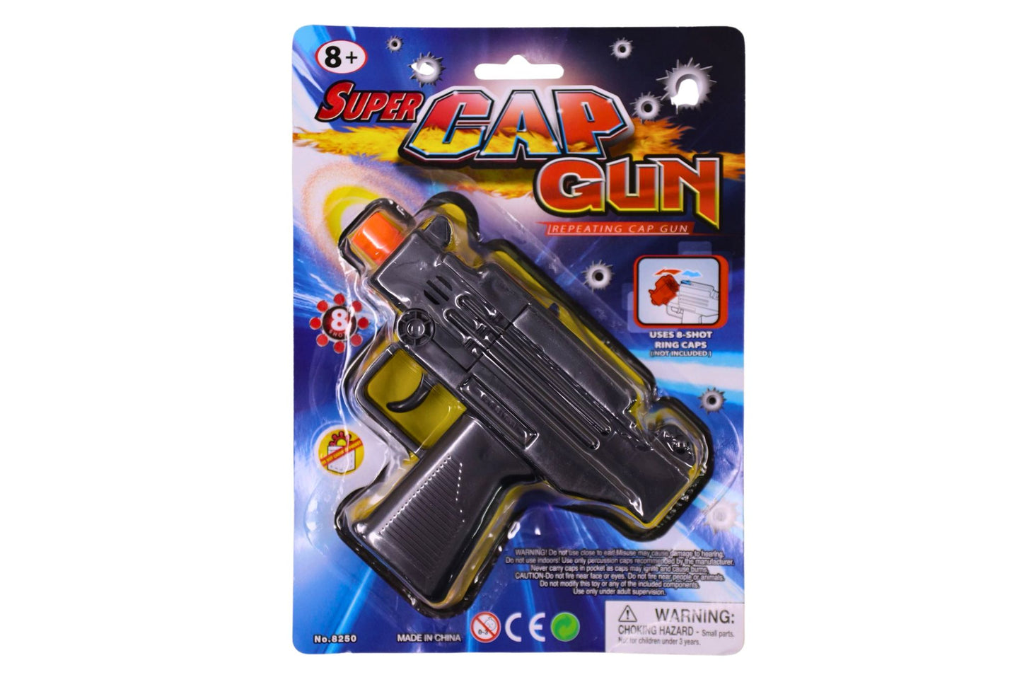 Cap Gun Uzi 15cm 1pc