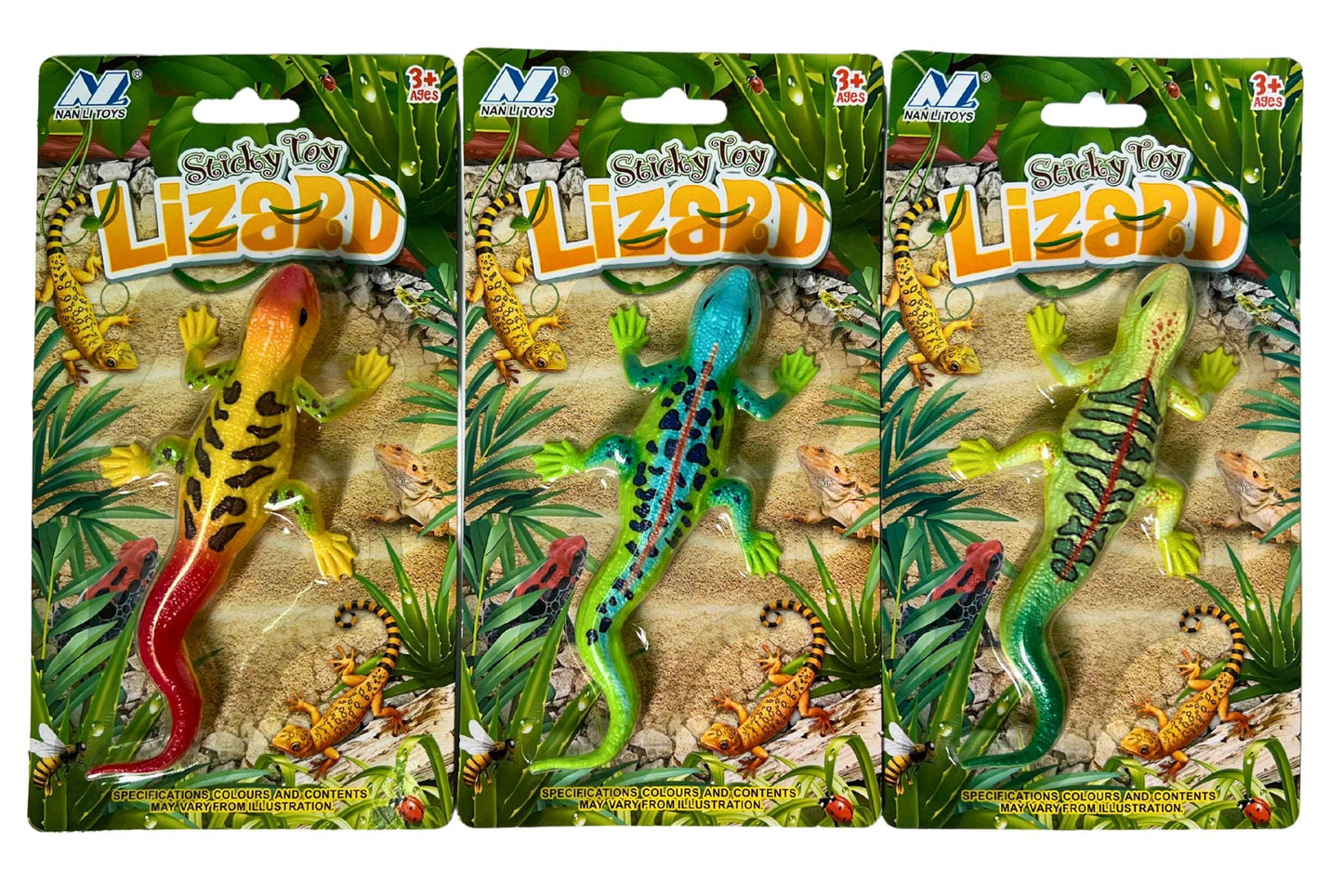 Toy Lizard 3 Asstd