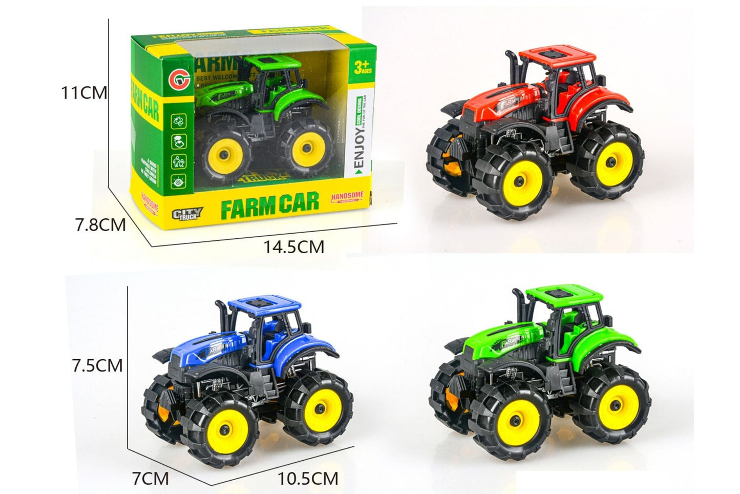 Friction Farm Truck 3 Asstd