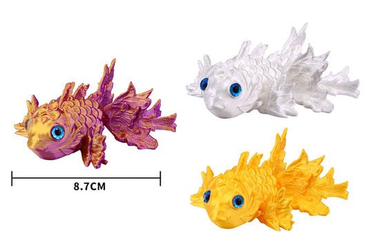 3D Printed Axolotls 8.7cm 4 Asstd PDQ