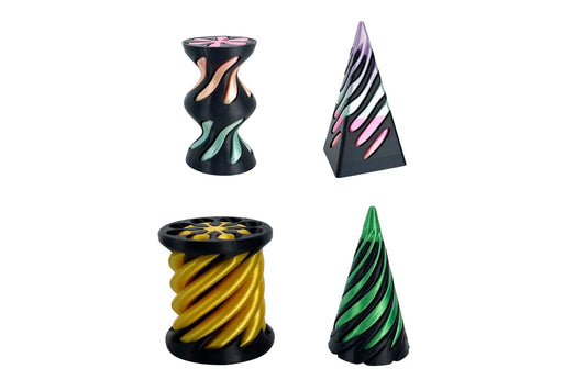 3D Printed Spiral Toys 5/6.5/7/8.25cm 12 Asstd PDQ