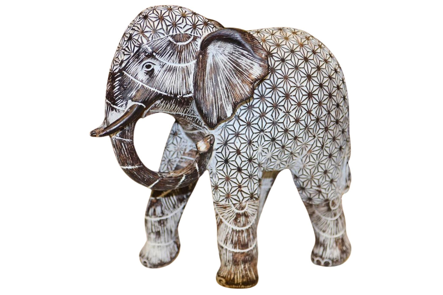 Resin Elephant 23.5x22.5cm