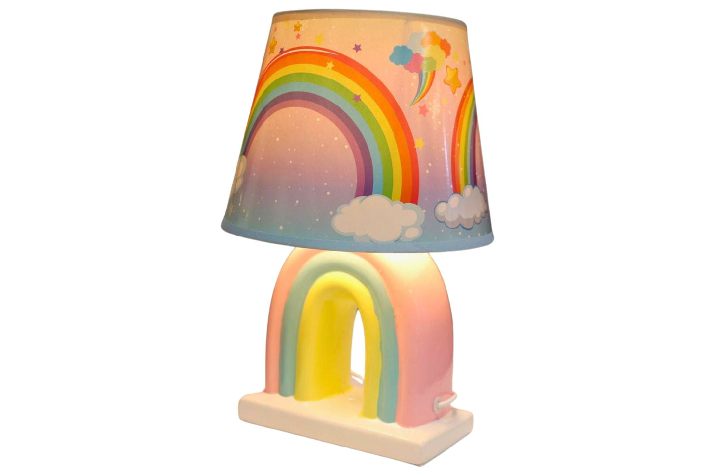 Table Lamp Ceramic - Rainbow 31cm
