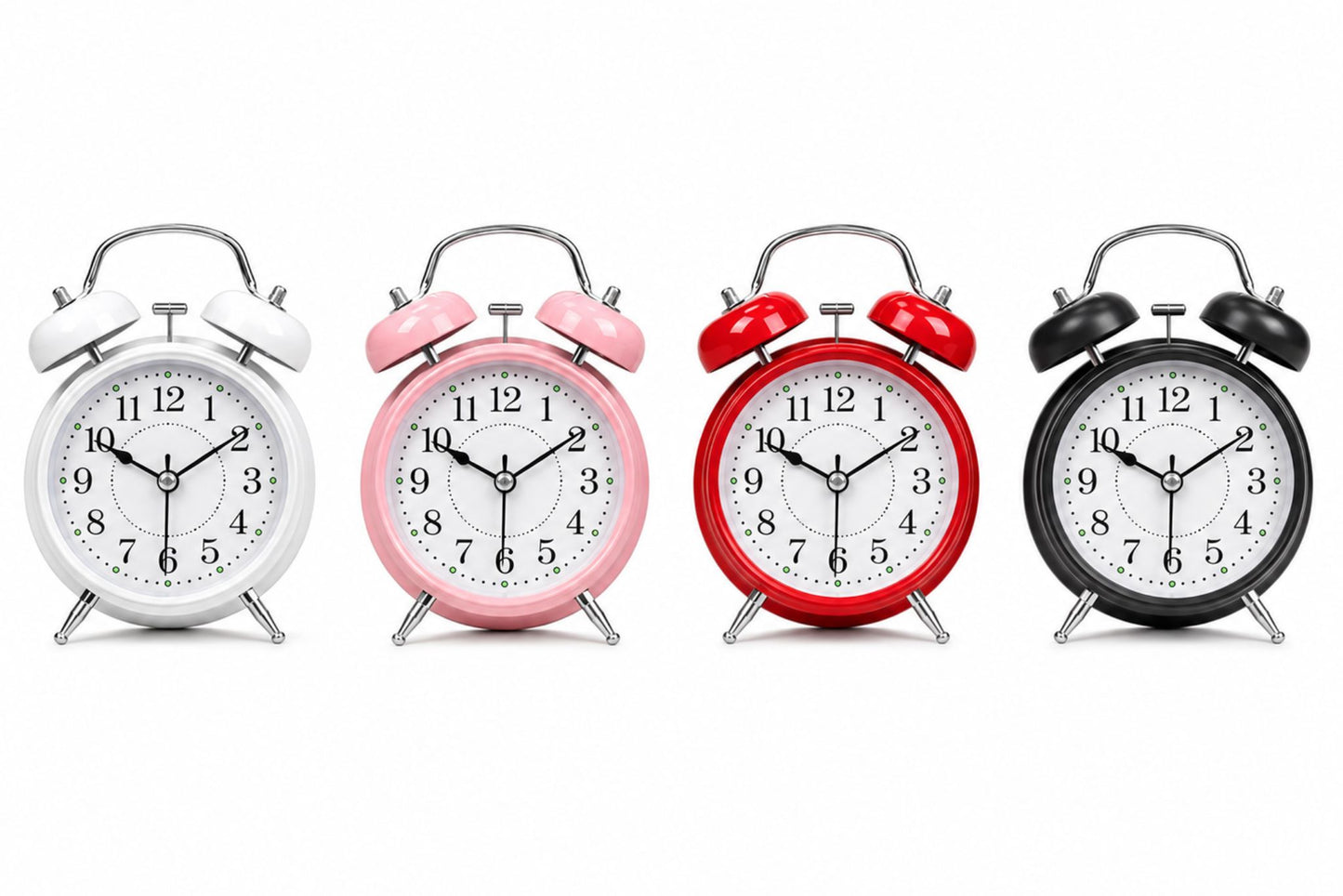 Clock Table Alarm 10x17cm 4 Asstd