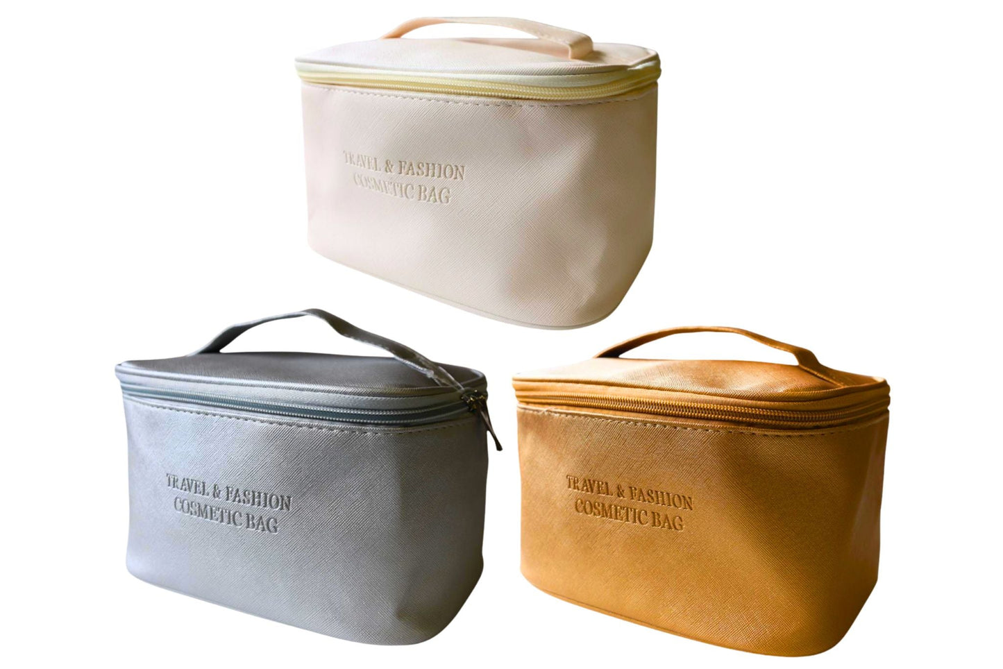 Cosmetic Bag 21x13x15cm 3 Asstd