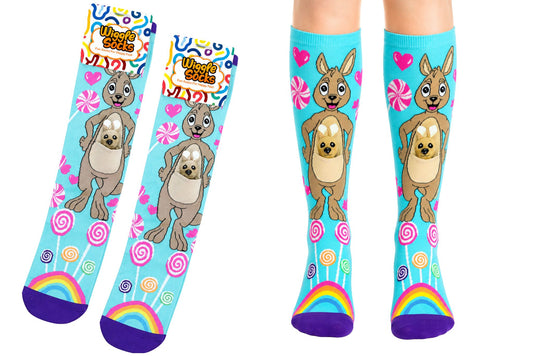 Novelty Socks Girls Kangaroo