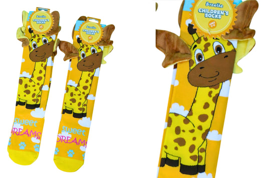 Novelty Socks Boys Giraffe