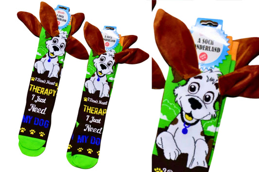 Novelty Socks Boys Dog