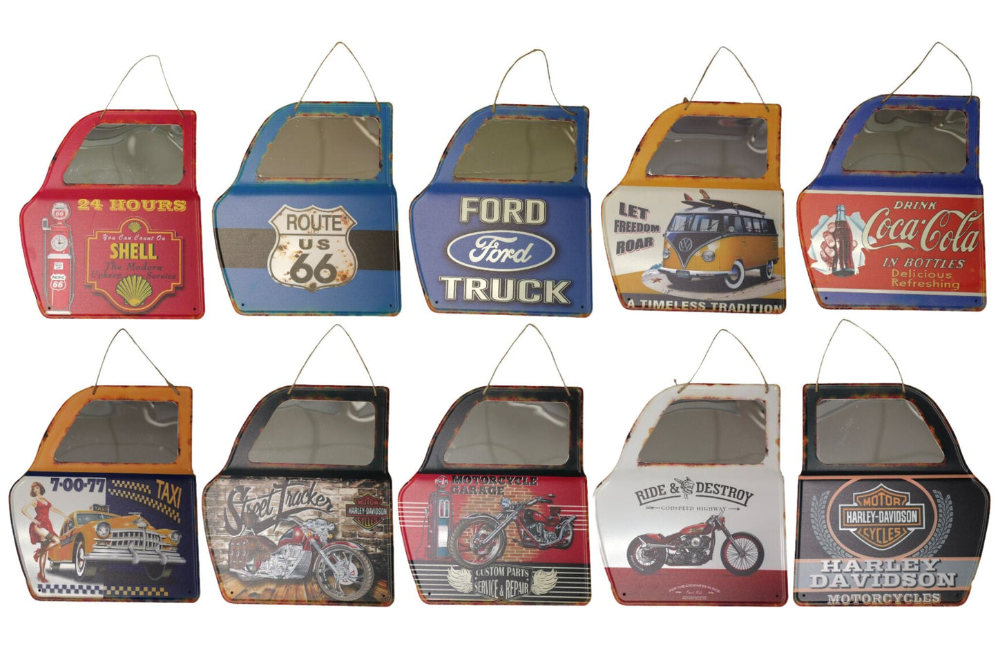 Metal War Art Kombi Van Door 30x36cm 10 Asstd