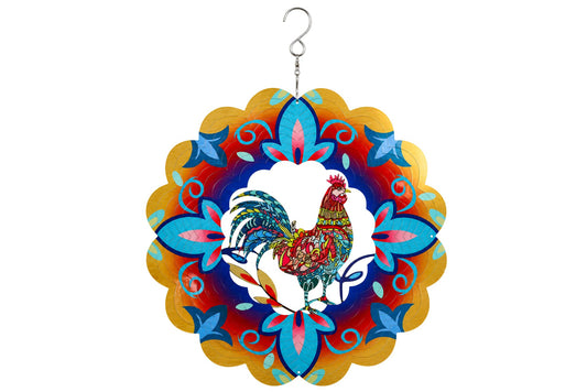 Wind Spinner Rooster 30cm